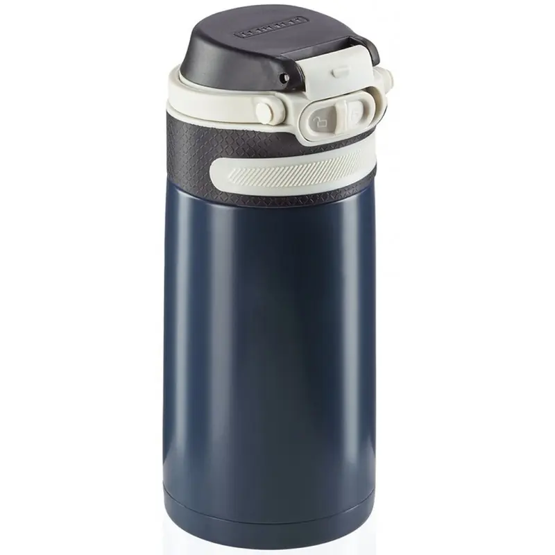 LEIFHEIT Flip Isolierbecher 350 ml dunkelblau 03247 Letzte Chance